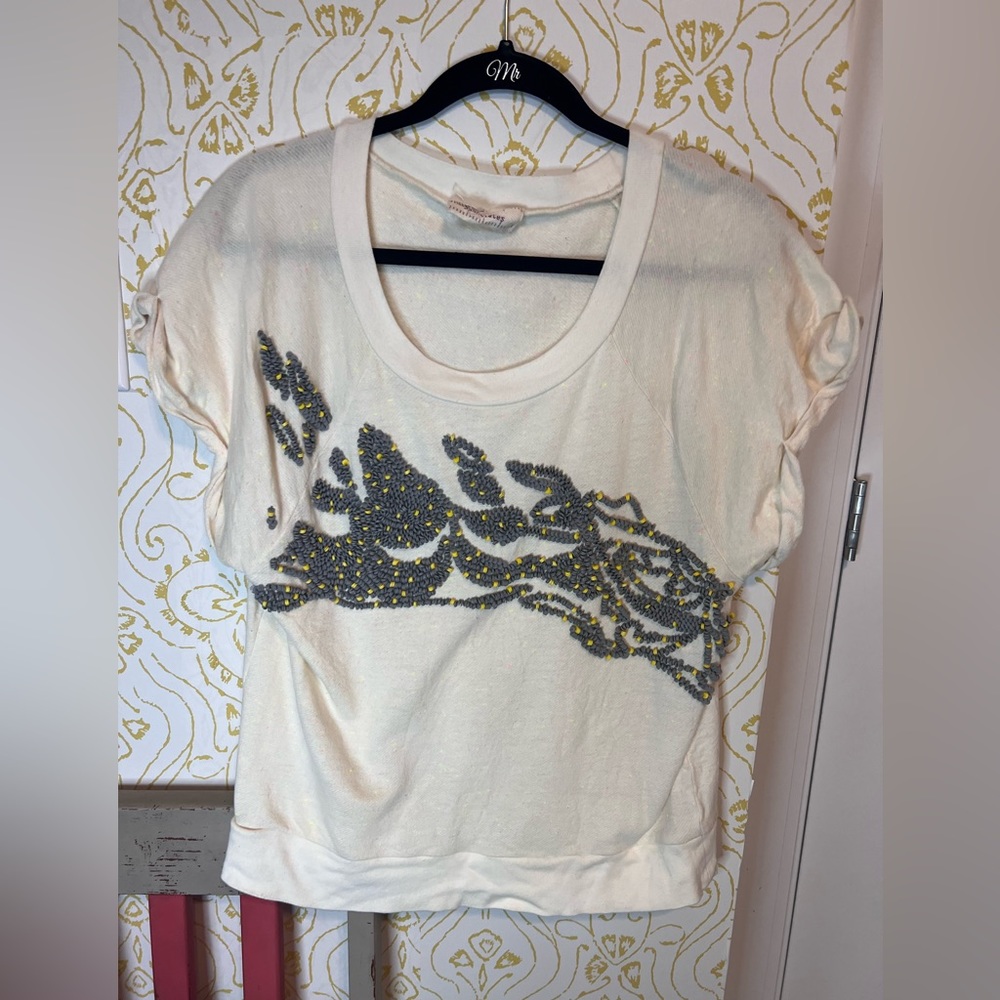 Anthro brands, Associaes, Medium beaded top, worn once